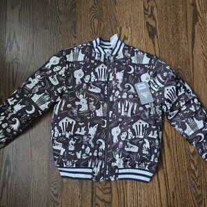 Disney Store Varsity Tim Burton's Nightmare Before Christmas Jacket - Kids 7/8